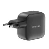 WINX POWER Max 65W GaN sieninis įkroviklis - 2x USB-C PD, 1x USB-A QC, juodas