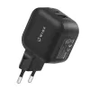 WINX POWER More 35W GaN sieninis įkroviklis - Dual USB-C ir USB-A, PD 3.0 PPS, baltas