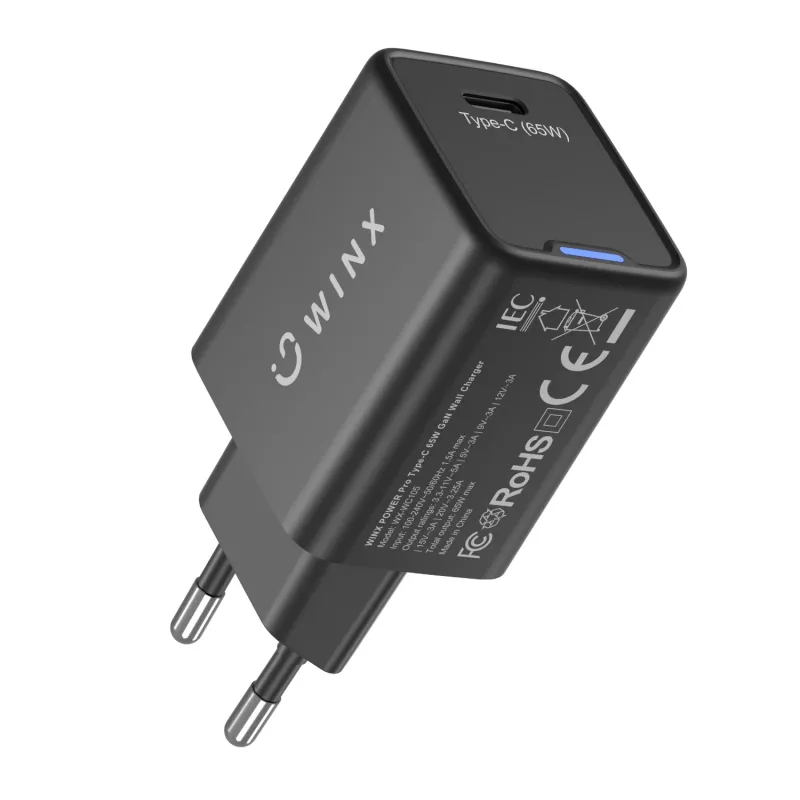 WINX POWER Pro Type-C 65W GaN sieninis įkroviklis