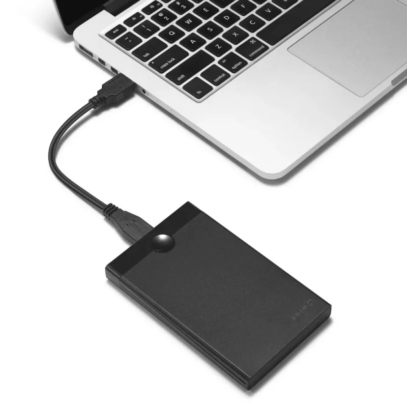 WINX STORE Fast 2,5 colio USB 3.2 Gen 1 SATA HDD/SSD korpusas, be įrankių, juodas