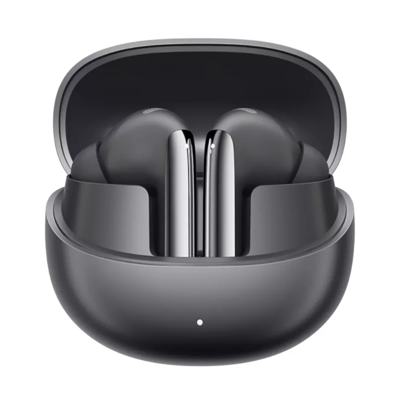 WINX VIBE More Adaptive ANC ausinės belaidės Bluetooth 5.3 su dvigubo mikrofono ENC, žaidimų režimu, IPX4, USB-C įkrovimo dėklu, 30 val. veikimo, juodos