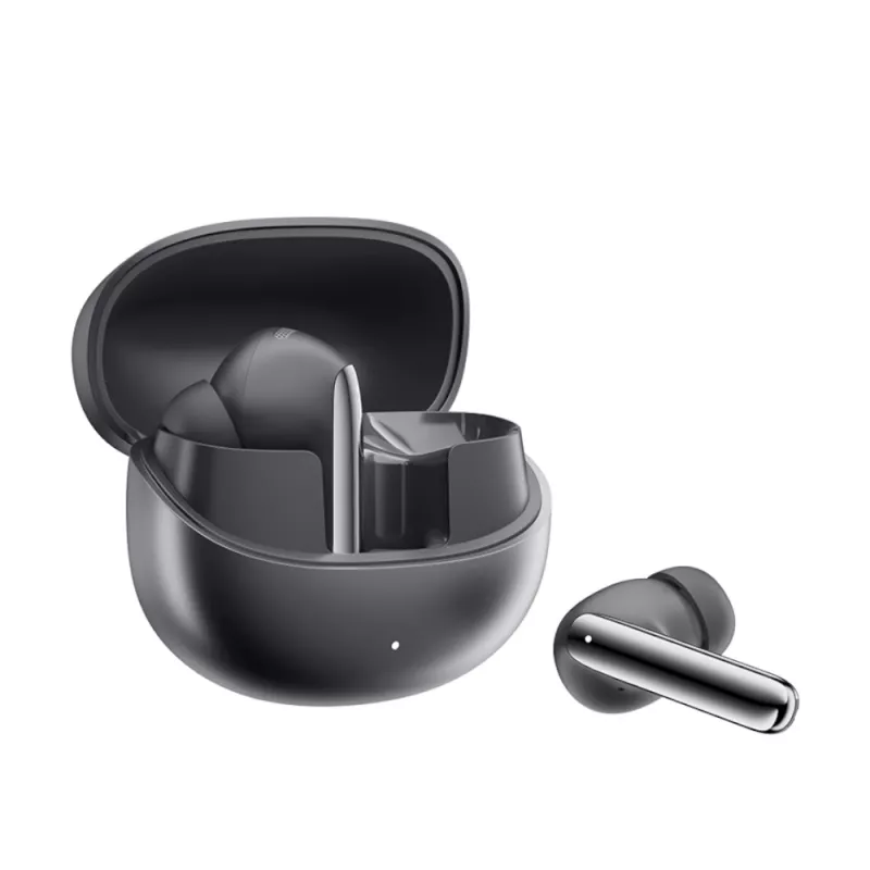 WINX VIBE More Adaptive ANC ausinės belaidės Bluetooth 5.3 su dvigubo mikrofono ENC, žaidimų režimu, IPX4, USB-C įkrovimo dėklu, 30 val. veikimo, juodos