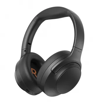 WINX VIBE Pure 2 Hybrid ANC ausinės per ausį su Bluetooth 5.3, 30h baterija, sulankstomas dizainas - juodos