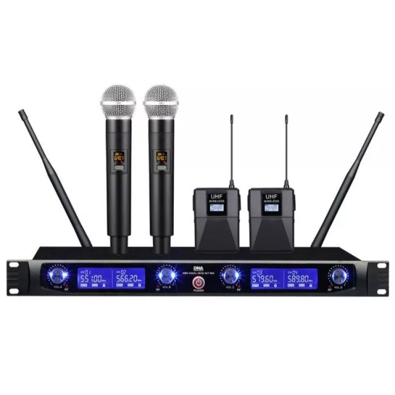 Belaidis mikrofonas DNA WM4 VOCAL HEAD SET MIX