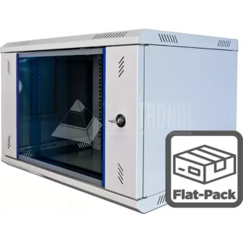 Wirewin WCAB PS2 600x450x4U sieninis serverinės spintos korpusas, pilkas (RAL 7035), 19 inch, 4U, apsauginio stiklo durelės WCAB PS2 600X450X4U B FP