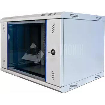 Wirewin WCAB PS2 600X600X4U sieninis stelažo spintelė 4U 19 inch pilka