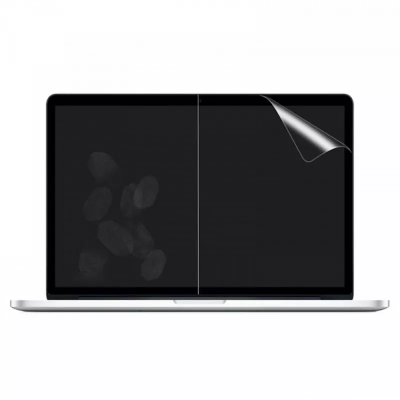 WiWU PET ekrano apsauga, skirta MacBook Air 13.6 inch (2022, A2681) - skaidri, blizgi, atspari įbrėžimams
