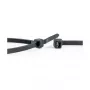 WKK UV stabilizuoti juodi nailono kabelių raiščiai 100 x 2,5 mm, 100 vnt.