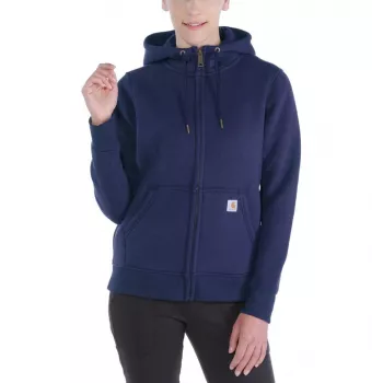 Moteriškas Carhartt Clarksburg užtrauktuku segamas megztinis - tamsiai mėlynas