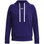 Moterų Under Armour Rival Fleece HB gobtuvas Midnight Navy/White