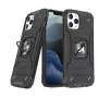 Wozinsky Apple iPhone 12 Pro Max Ring Armor dėklas su atrama - tvirtas tvirtas dangtelis, juodas