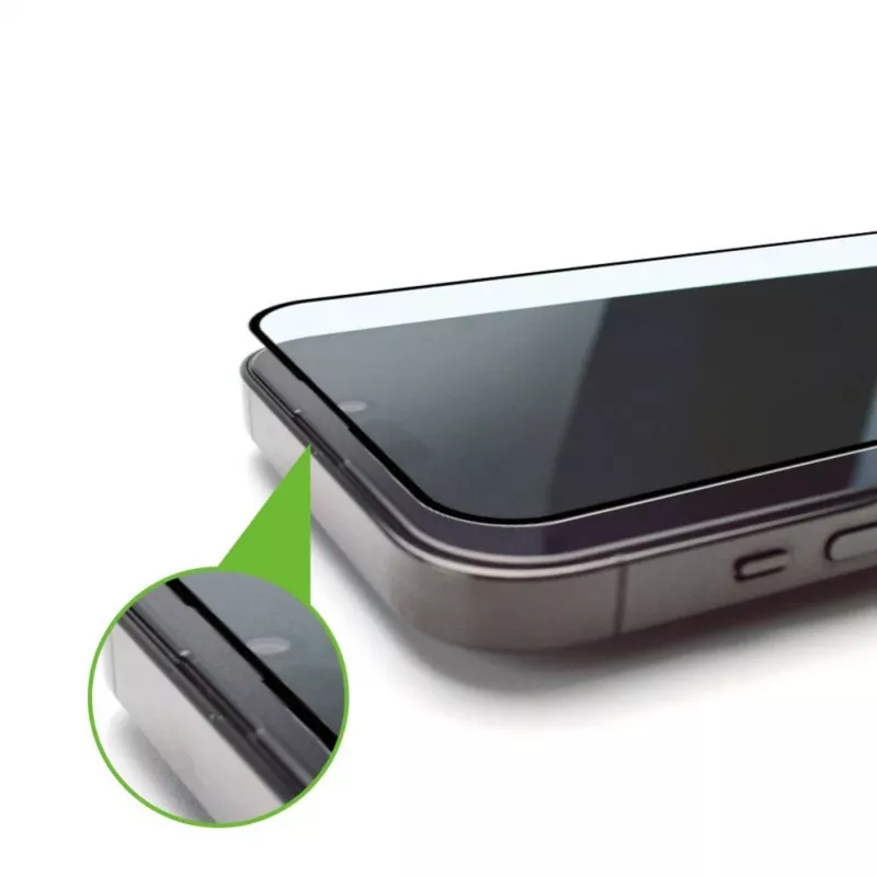 Wozinsky Premium Glass 9H grūdinto stiklo ekrano apsauga su montavimo rėmeliu, skirta Apple iPhone 13 Pro Max - juoda