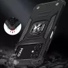 Wozinsky Ring Armor Case, skirtas Google Pixel 7 Pro – Šarvuotas dėklas su magnetiniu laikiklio žiedu – Juoda