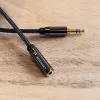 Wozinsky USB-C į USB-C laidas 3m Juodas 60W PD greitas įkrovimas ir duomenų sinchronizavimas