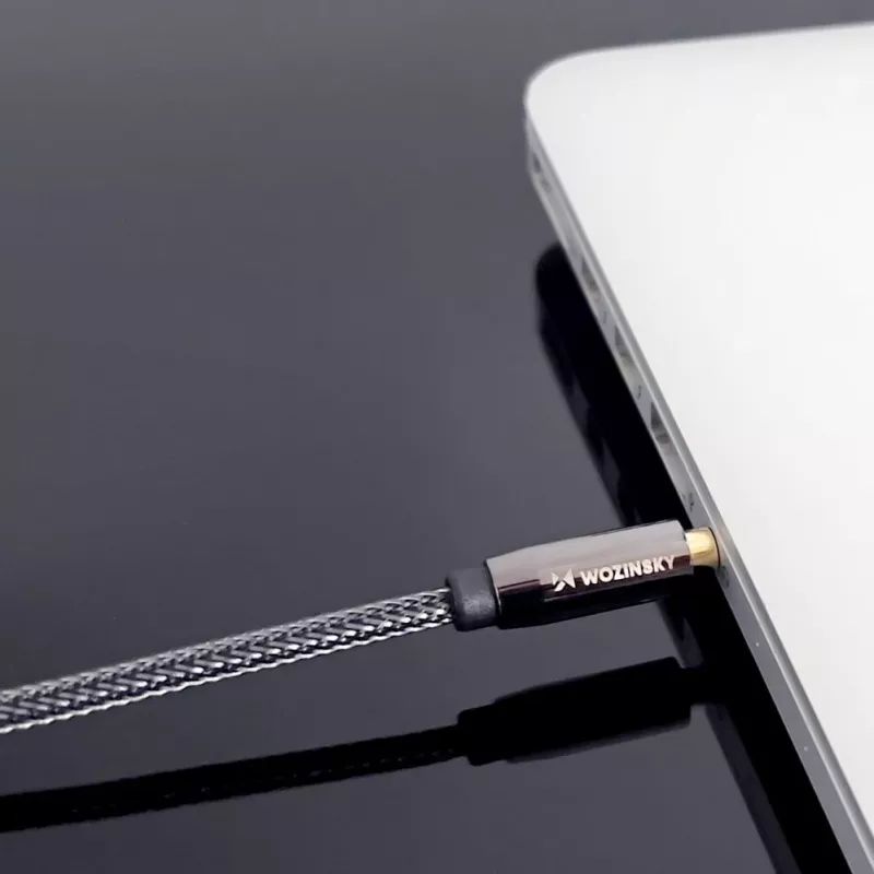 Wozinsky USB-C į USB-C laidas 3m Juodas 60W PD greitas įkrovimas ir duomenų sinchronizavimas