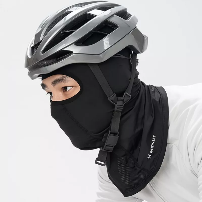 Wozinsky WKM-01B motociklininko/dviratininko balaklava, juoda