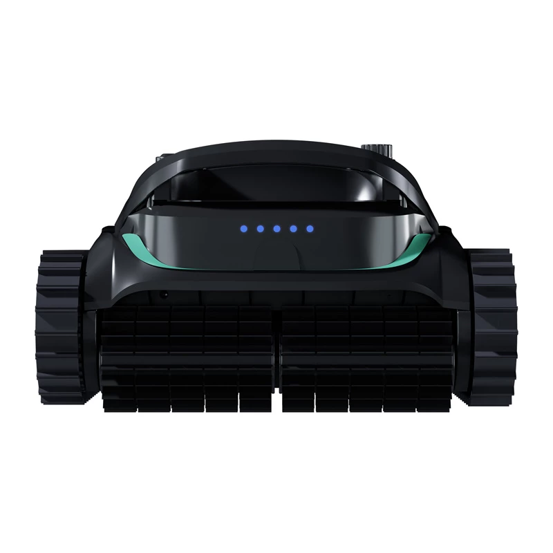 WYBOT M2 belaidis robotizuotas baseino valytuvas su sienų ir vandens linijos valymu, 180 min. veikimo laikas, 7800 mAh baterija, valdymas programėle, tinka įleidžiamiems ir antžeminiams baseinams iki 200 m²