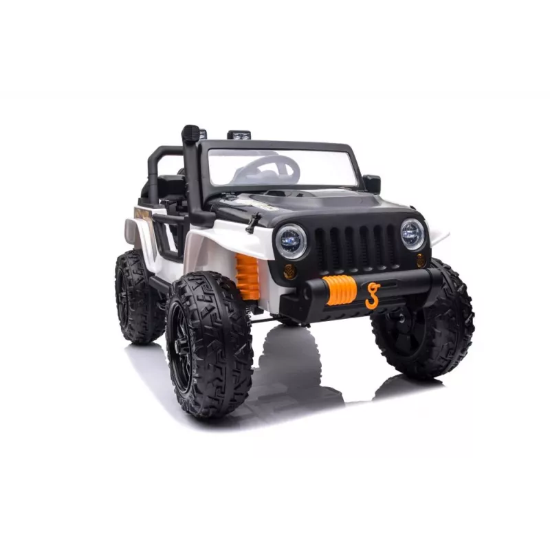 XB-1118 Automobilis su baterija ir LED lemputėmis, mėlynas