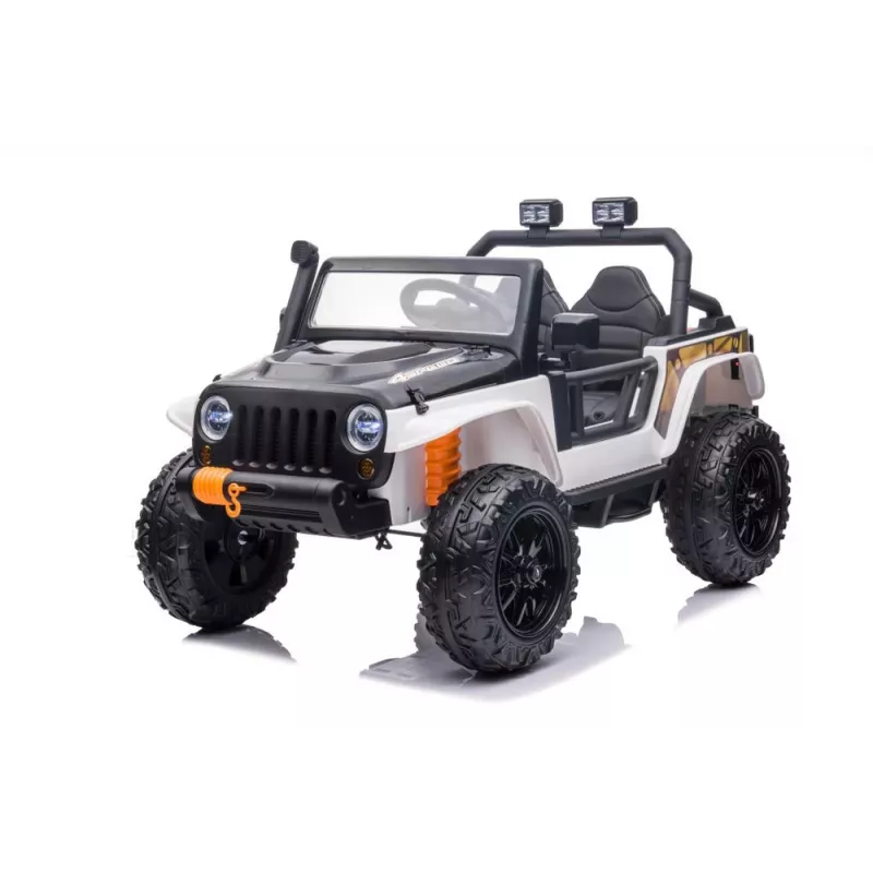 XB-1118 Automobilis su baterija ir LED lemputėmis, mėlynas