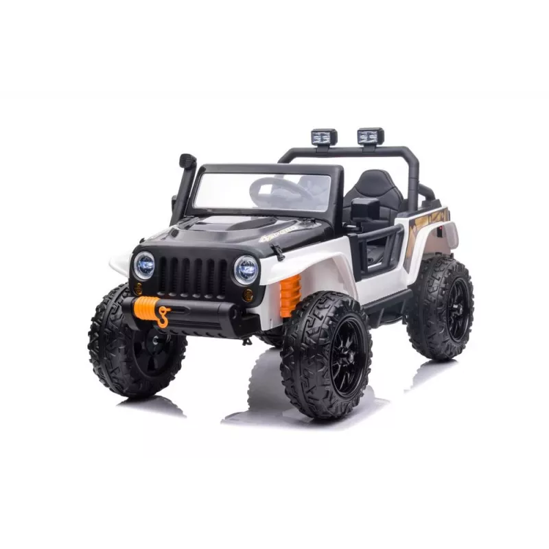 XB-1118 Automobilis su baterija ir LED lemputėmis, mėlynas
