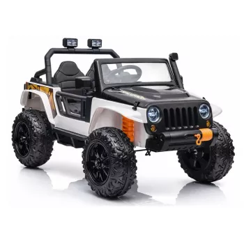 XB-1118 Automobilis su baterija ir LED lemputėmis, mėlynas
