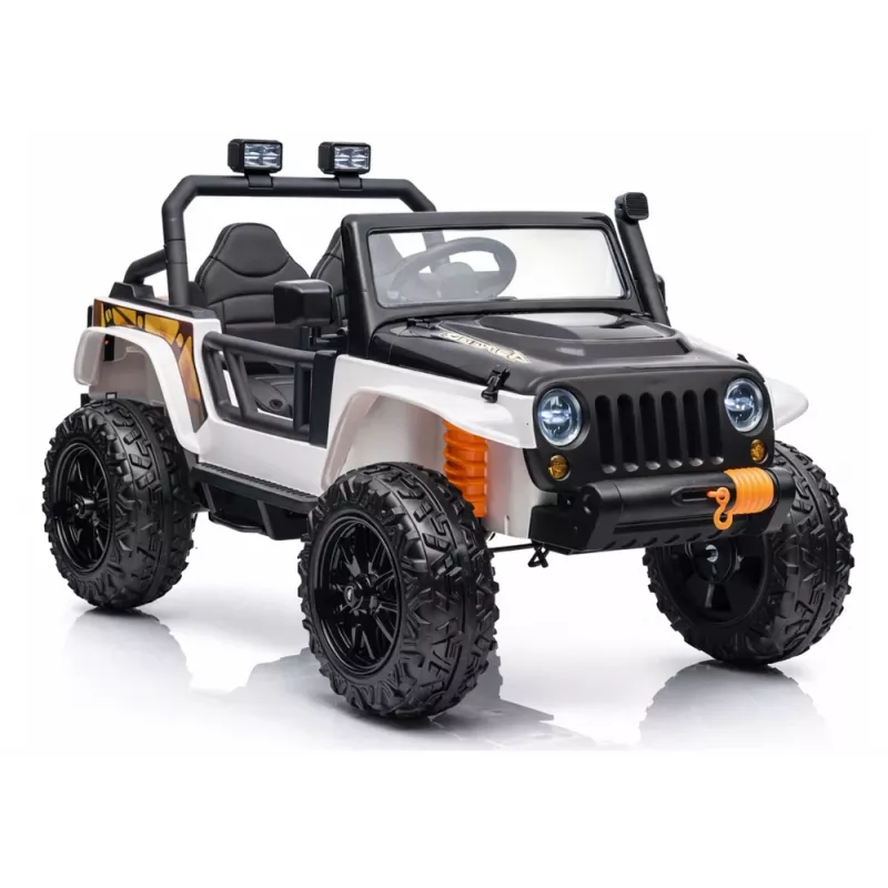 XB-1118 Automobilis su baterija ir LED lemputėmis, mėlynas