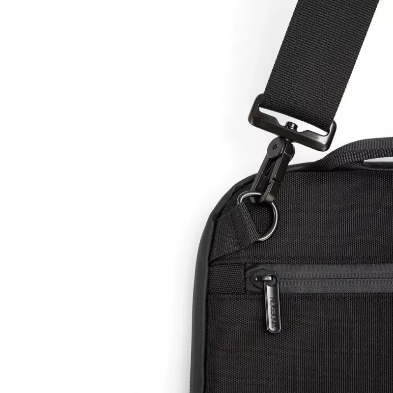 XD Design Executive 14 colių nešiojamojo kompiuterio krepšys perdirbtas PET juodas