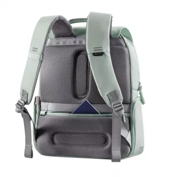 XD Design Soft Daypack Mint 15L Recycled PET Anti-Theft Laptop Backpack with USB Port and RFID Protection