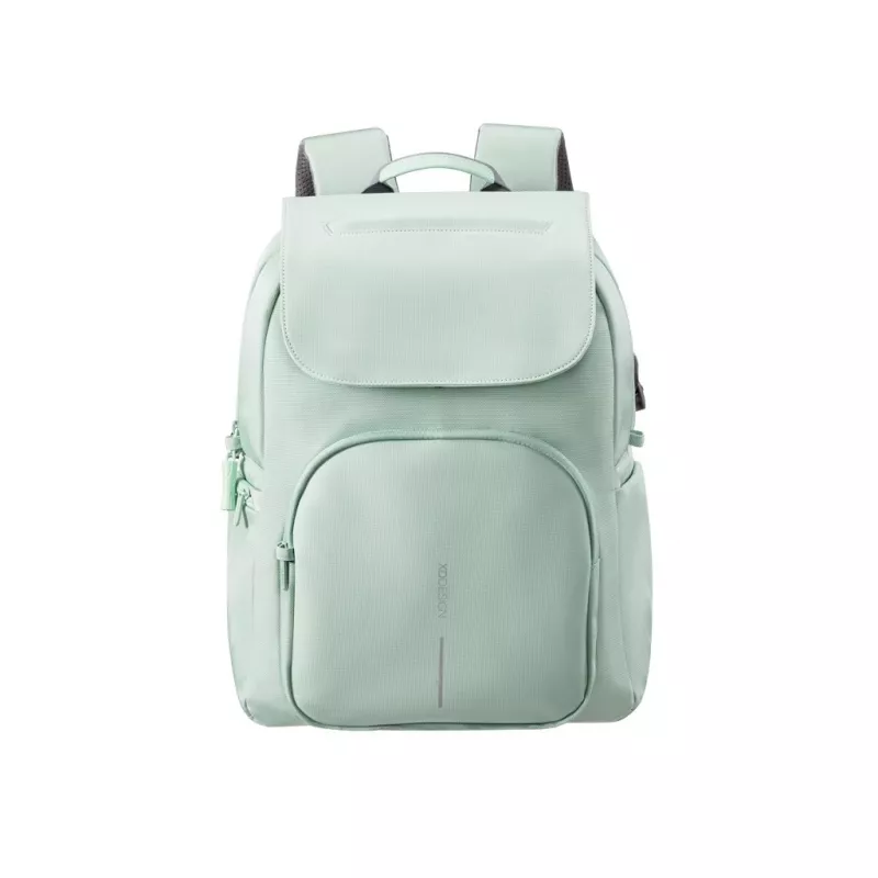 XD Design Soft Daypack Mint 15L Recycled PET Anti-Theft Laptop Backpack with USB Port and RFID Protection
