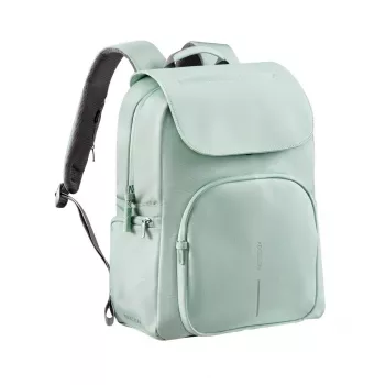 XD Design Soft Daypack Mint 15L Recycled PET Anti-Theft Laptop Backpack with USB Port and RFID Protection