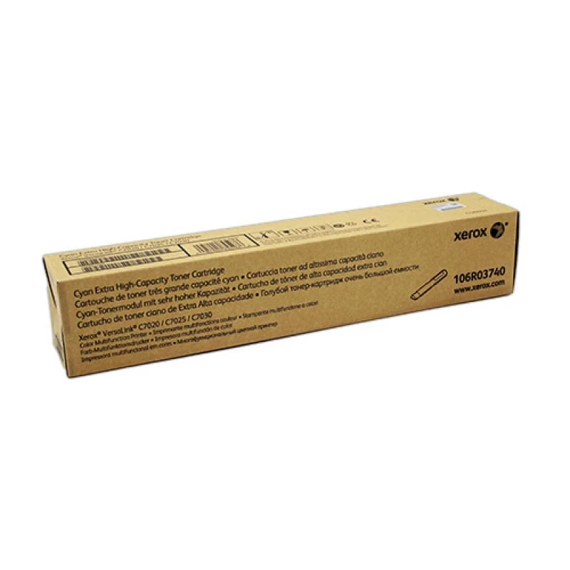 Xerox Cyan Original Toner Cartridge 106R03740 – 2,500 Pages, for Phaser 6510 & WorkCentre 6515