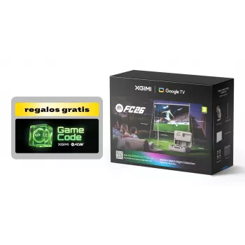 XGIMI MoGo 4 LED Match Night rinkinys su Google TV, ekranu, dėklu, stovu, filtru, FC26 kodu (WK08K-5)