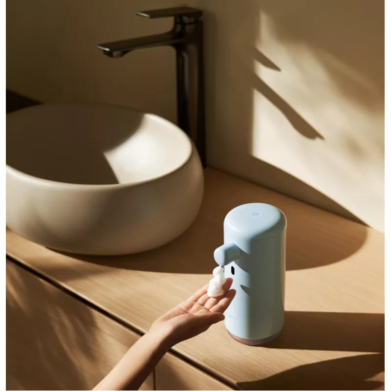 Xiaomi automatinis muilo dozatorius mėlynos spalvos versija BHR9362GL bekontaktis putojančio rankų muilo dozatorius, IPX4 atsparus vandeniui, 320ml, veikia su baterijomis