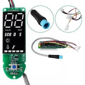 Xiaomi M365/Mi3/Essential/1S/Pro/Pro2 Dashboard Display Panel ir apsauginis silikoninis dangtelis rinkinys