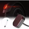 Xiaomi M365 PRO Tail Light - LED galinis stabdžių žibintas, tinkantis M365 Pro, M365, 1S, Essential, Pro 2 elektriniams paspirtukams