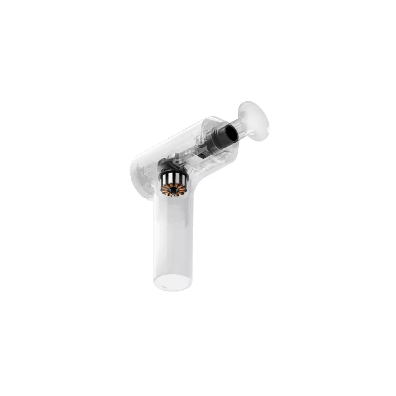 Xiaomi Massage Gun 2 bešepetėlis gilaus audinio perkusinis masažuoklis su 3 antgaliais, USB-C, 2500mAh, iki 5h veikimo, 3 greičiai, 10mm amplitudė, 120N jėga, žemas triukšmas <45dB, PC+stiklo pluošto korpusas
