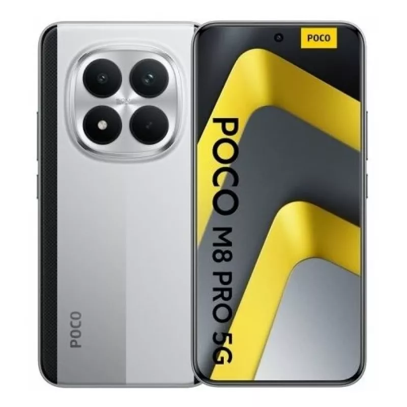 Xiaomi POCO M8 Pro 5G 12/512GB sidabrinis