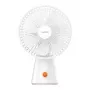 Xiaomi įkraunamas mini ventiliatorius BHR6089GL 2000mAh USB nešiojamas rankinis ventiliatorius su nuimamu pagrindu, 4 greičiai, bešepetėlis variklis, baltas