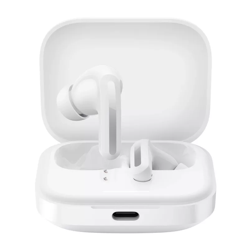 Xiaomi Redmi Buds 5 True Wireless Earbuds su hibridiniu ANC, balta spalva
