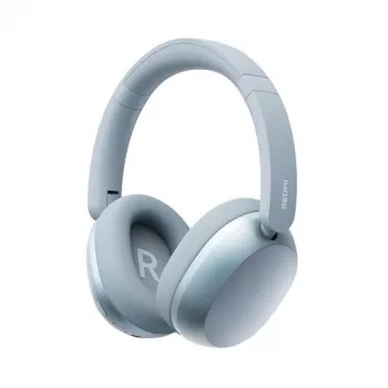 Xiaomi Redmi Headphones Neo BHR08W6GL belaidės ausinės virš ausų, Bluetooth 5.4, triukšmo slopinimas, mikrofonas, 40 mm garsiakalbiai, 72 val. baterija, Mist Blue