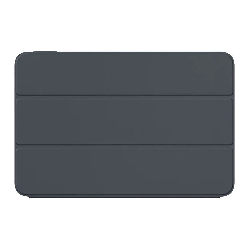 Xiaomi Redmi Pad 2 Cover 9.7 Folio Case, skirtas Redmi Pad SE, pilkas su stovu ir laikikliu rašikliui