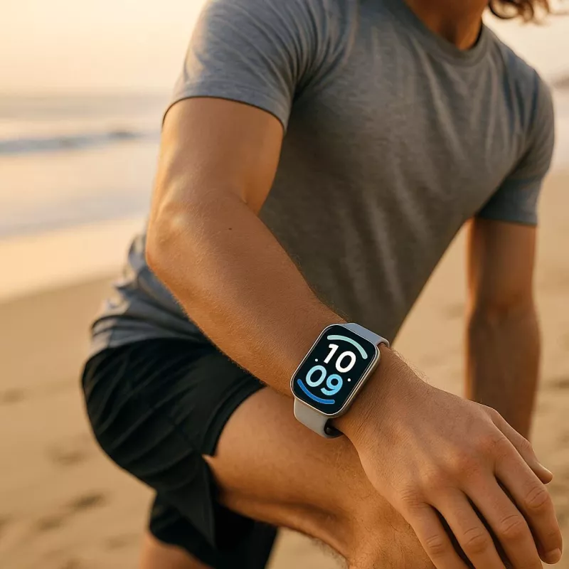 Xiaomi Redmi Watch 6 Active Matte Silver išmanusis laikrodis su AMOLED ekranu, GPS, Bluetooth skambučiais, 14 dienų baterija