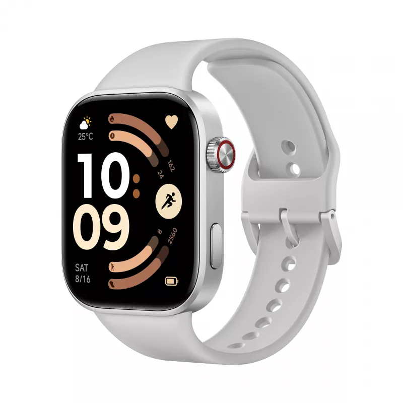 Xiaomi REDMI Watch 6 išmanusis laikrodis GPS AMOLED 2.07 colio vandeniui atsparus sidabriškai pilkas