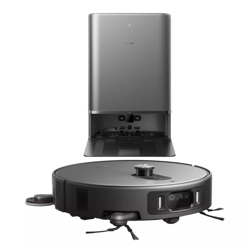 Xiaomi Robot Vacuum 6 Max dulkių siurblys robotas su Omni stotele, 35000 Pa, pilkas
