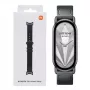Xiaomi Smart Band 10 megztas šilko dirželis - juodas
