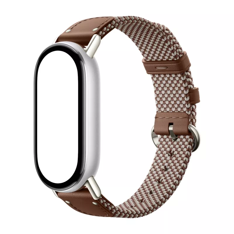 Xiaomi Smart Band 10 megzto šilko dirželis - plunksnų rudos spalvos