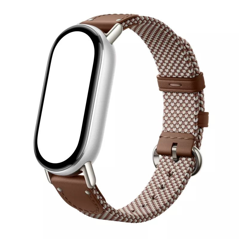Xiaomi Smart Band 10 megzto šilko dirželis - plunksnų rudos spalvos