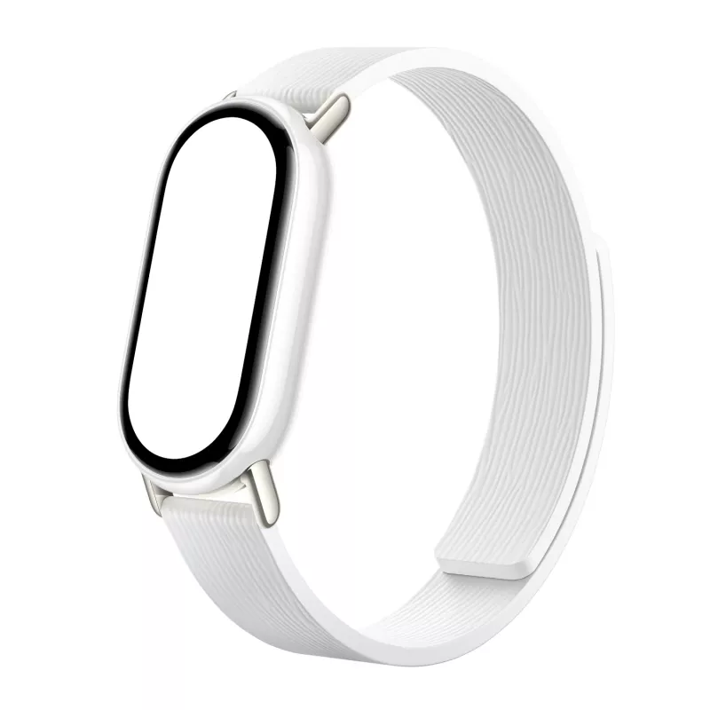 Xiaomi Smart Band 10 magnetinis Kona odos dirželis - ledo baltumo