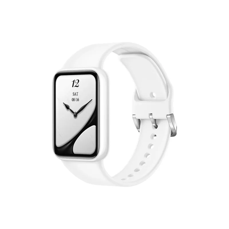 Xiaomi Smart Band 10 Pro Ceramic Edition – 1.74 colio AMOLED aktyvumo stebėjimo juosta su GPS, 5ATM atsparumu vandeniui, balta (BHR095AGL)