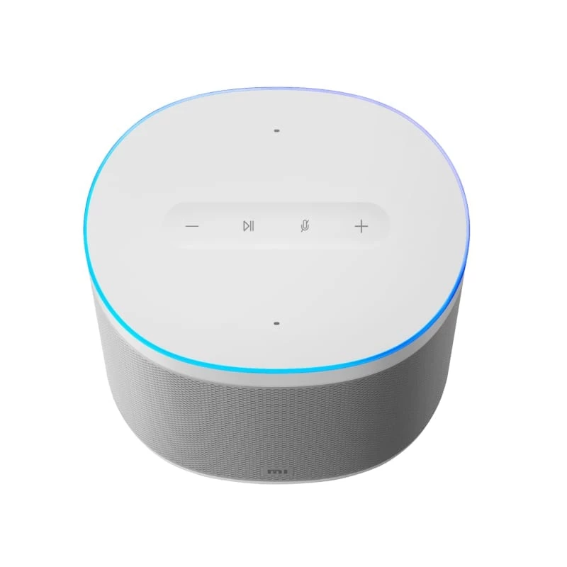 Xiaomi Smart Speaker su Google Assistant, Chromecast, IR nuotolinio valdymo pultu ir LED laikrodžiu - juoda